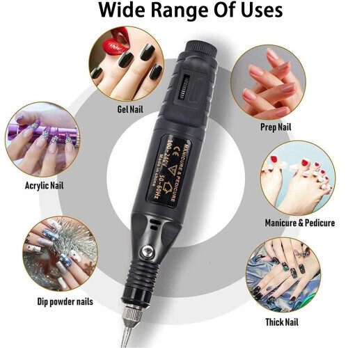 Professional Adjustable Speed Electric Nail Drill for Thick Toenails 2