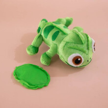 (Green) Lilo Stitch Moana Tangled Color Changing Shoulder Plush Toy Kids Lizard Doll
