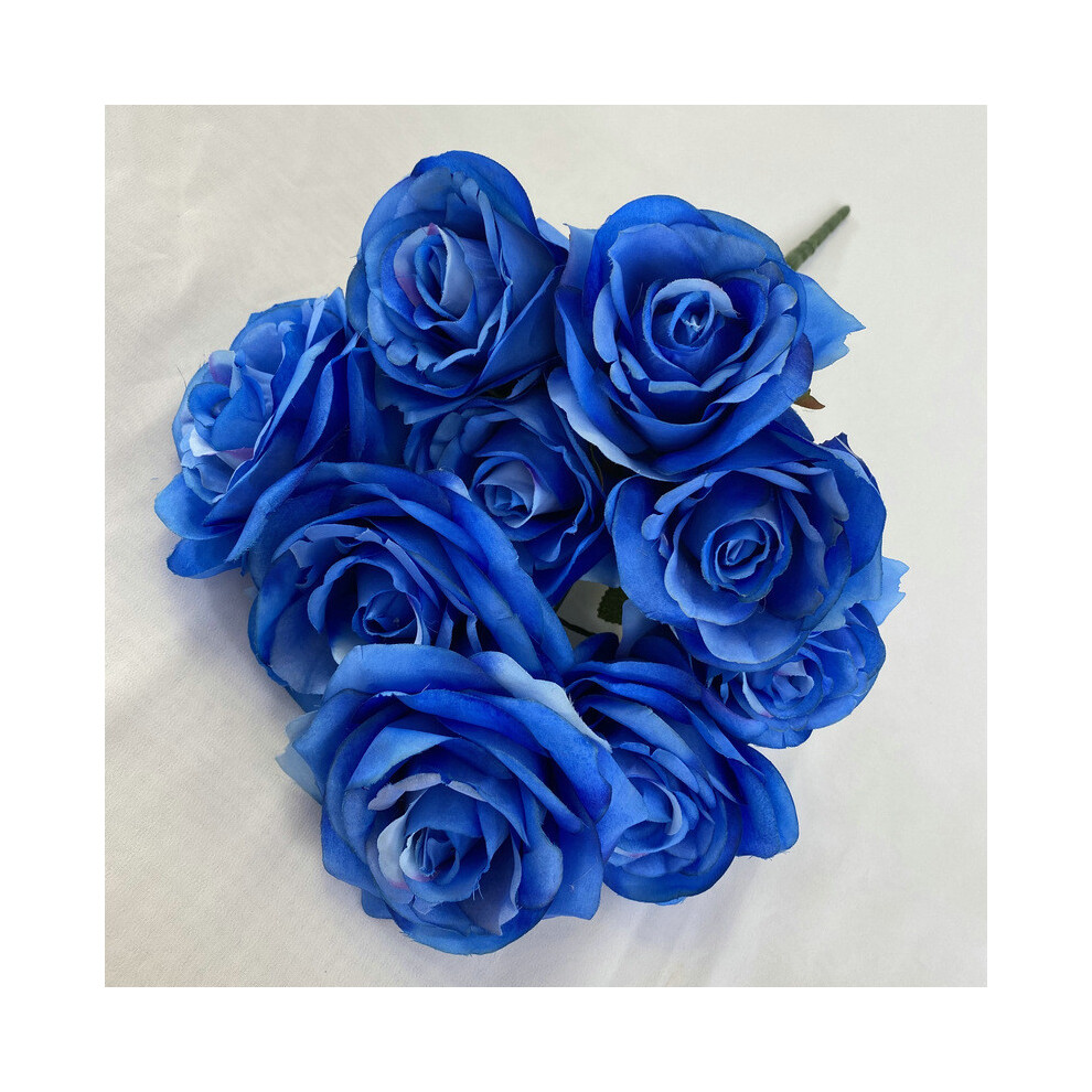 (Large Rose) Flowers For Faux Wedding Arch Blue Starry Hydrangeamacrophylla Hanging Wall-image-OPC-PHHCQWJ-NEW