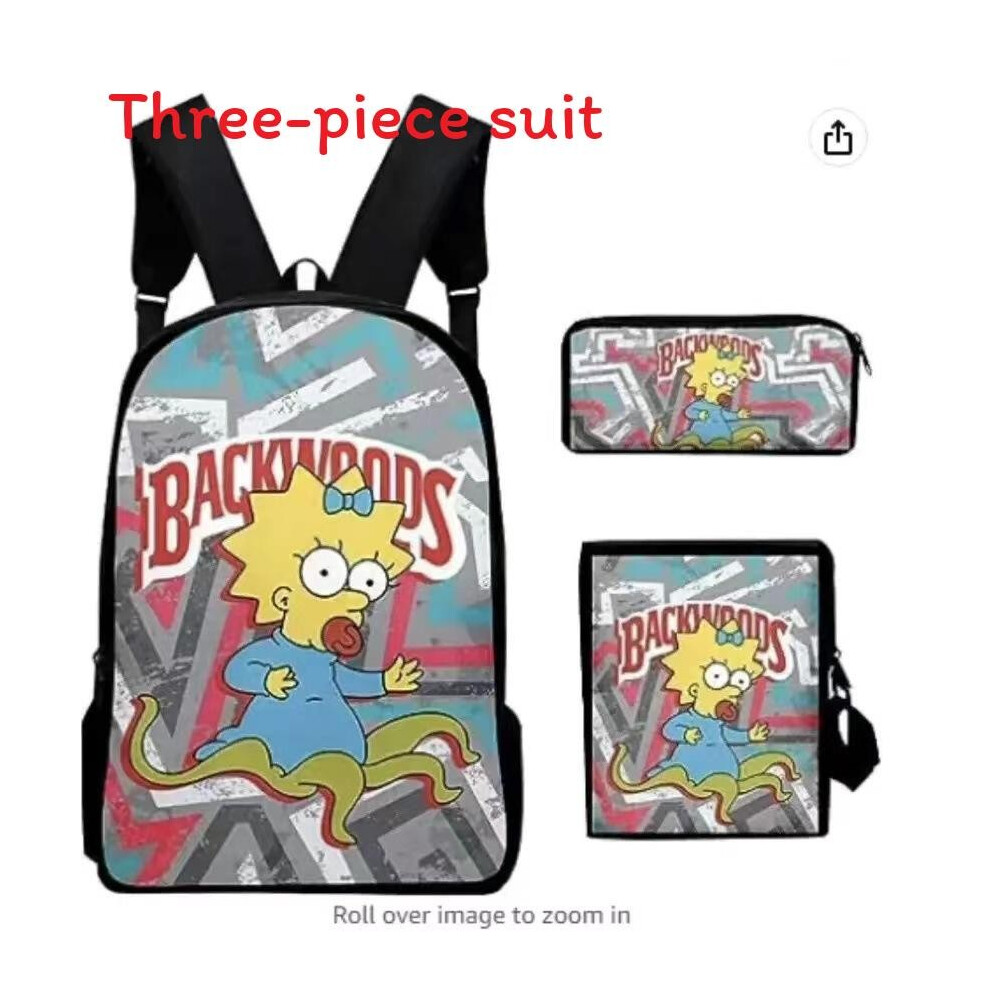 (StyleW) My Singing Monsters Childrens School Bag Three Piece Suit Gift Suitable For-image-OPC-PHHCRHC-NEW