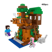 (Tree House) Minecraftinglys World My Building Blocks Village Tree House Bricks Toys Warhorse