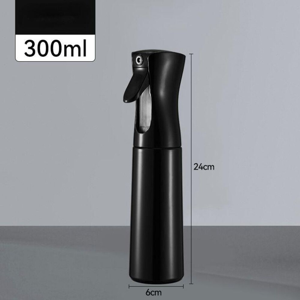 (black) 300ML High Pressure Spray Bottles Refillable Bottles Mist Watering Can Salon Barber Water Sprayer