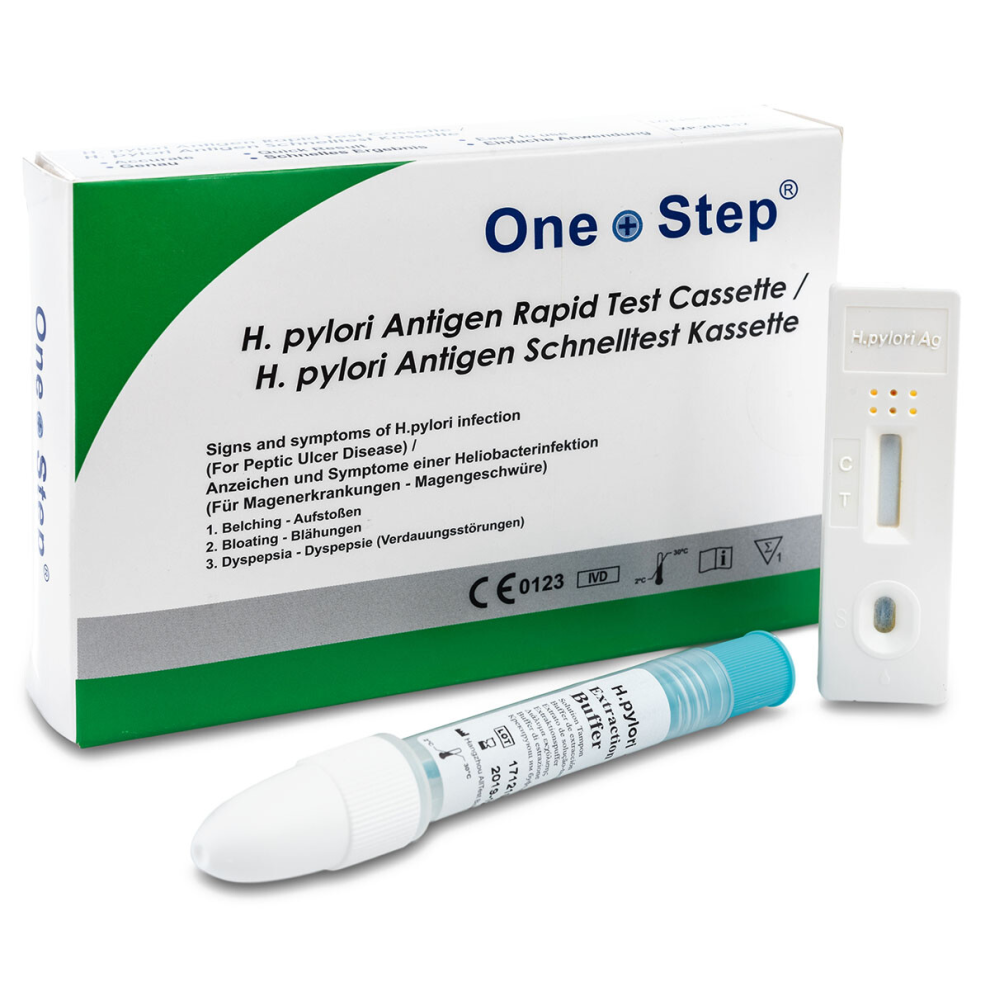 Stomach Ulcer Test Helicobacter H Pylori Faecal Kit One Step 1 test pack