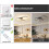 Ganeed Dimmable Modern LED 4 Rings Ceiling Light with Remote Control 6