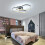 Ganeed Dimmable Modern LED 4 Rings Ceiling Light with Remote Control 7