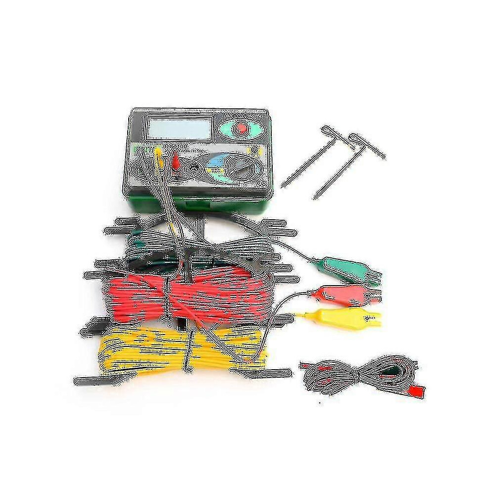 (As Show, One Size) Duoyi Dy4100 Ground Resistance Tester Digital Meggers Protections Grounding Resistance Meter Ground Resistance Tester Earth Resist 4909775937237