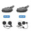 (As show, One size) 2Pcs Bluetooth Intercom Motorcycle Half Helmet Bluetooth Headset compatible with 2 Rider Intercomunicador Wireless Headset 5
