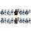 (10pcs-B) 10pcs Star Wars Clone soldiers Trooper Commander Minifigure 4
