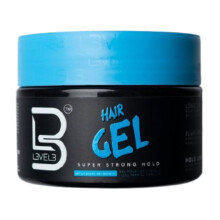 L3VEL3 GUMMY Strong Hair Styling Gel Extreme Hold, Long-Lasting Shine & Frizz Control for All Hair Types - 250ml