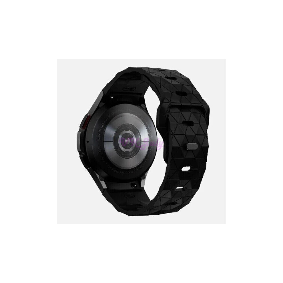 (Black, For Watch 7 44mm) Soft Silicone Band Strap For Galaxy Watch 7 6 4 40 42 44 47 5 Pro 6 Classic Hot-image-OPC-PHHD8TT-NEW