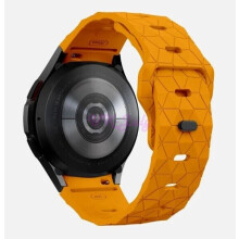 (Dark Yellow, For Watch 4 Classic 42mm) Soft Silicone Band Strap For Galaxy Watch 7 6 4 40 42 44 47 5 Pro 6 Classic Hot