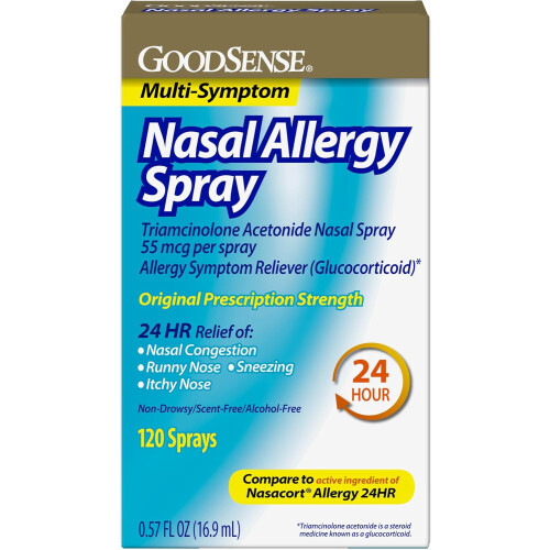 GoodSense Multi-Symptom Nasal Allergy Spray, Triamcinolone