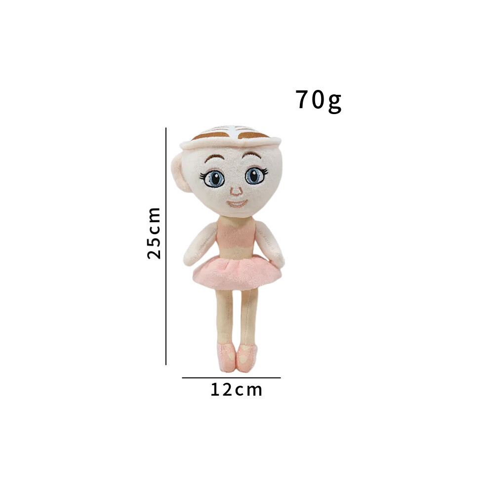 Bonxaif (Princess Cappuccino) Tungtung Tung Sahur Tralalero Tralala Stuffed Toy Parody Short Doll Game Plush