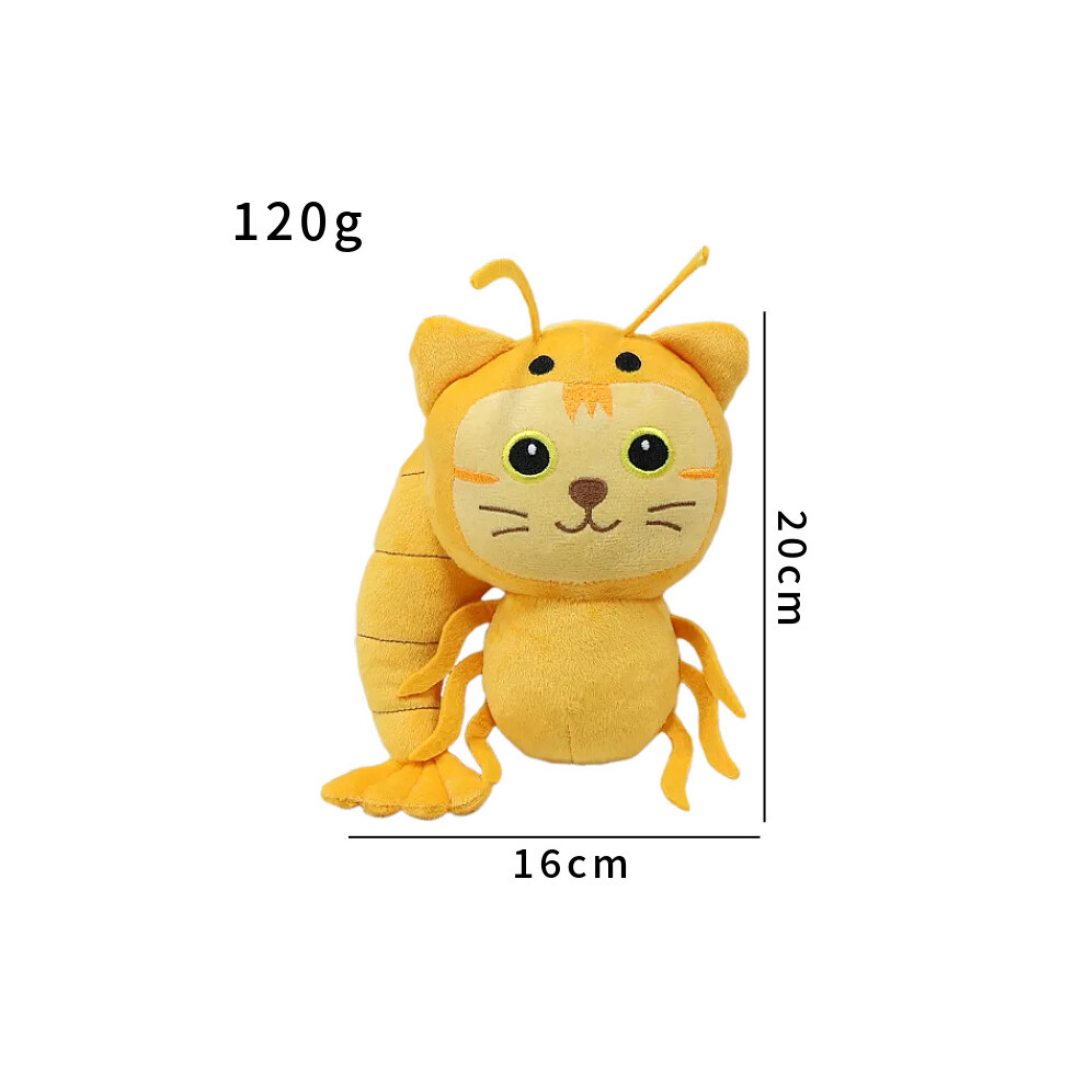 Bonxaif (Shrimp Cat) Tungtung Tung Sahur Tralalero Tralala Stuffed Toy Parody Short Doll Game Plush