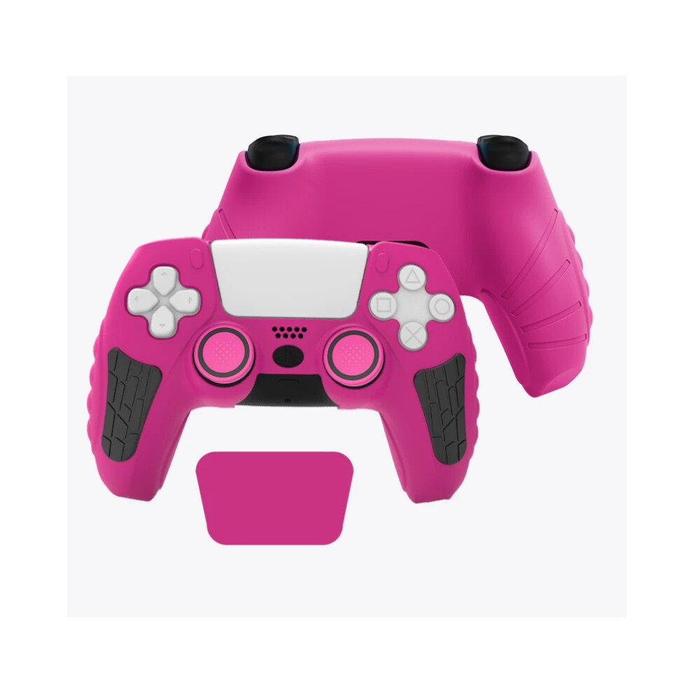 (Rose) For Ps5 Controller Skin Anti-Slip Silicone Protective Case & Thumb Grips Hot 6963793628322
