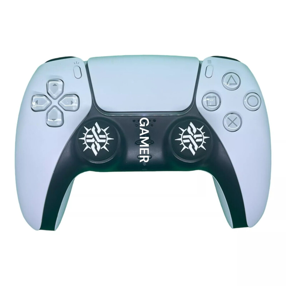 (Warframe - Pair) Premium Thumb Grips Ps5 / Ps4 / X Box One X/S Joystick Controller Skin Caps New 6963793628049