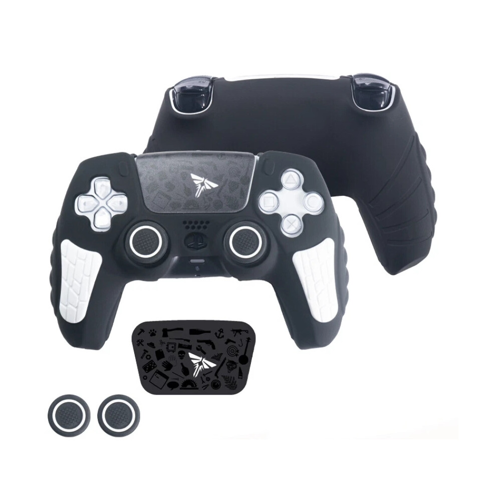 (The Last) For Ps5 Controller Skin Anti-Slip Silicone Protective Case & Thumb Grips New 6963793628704