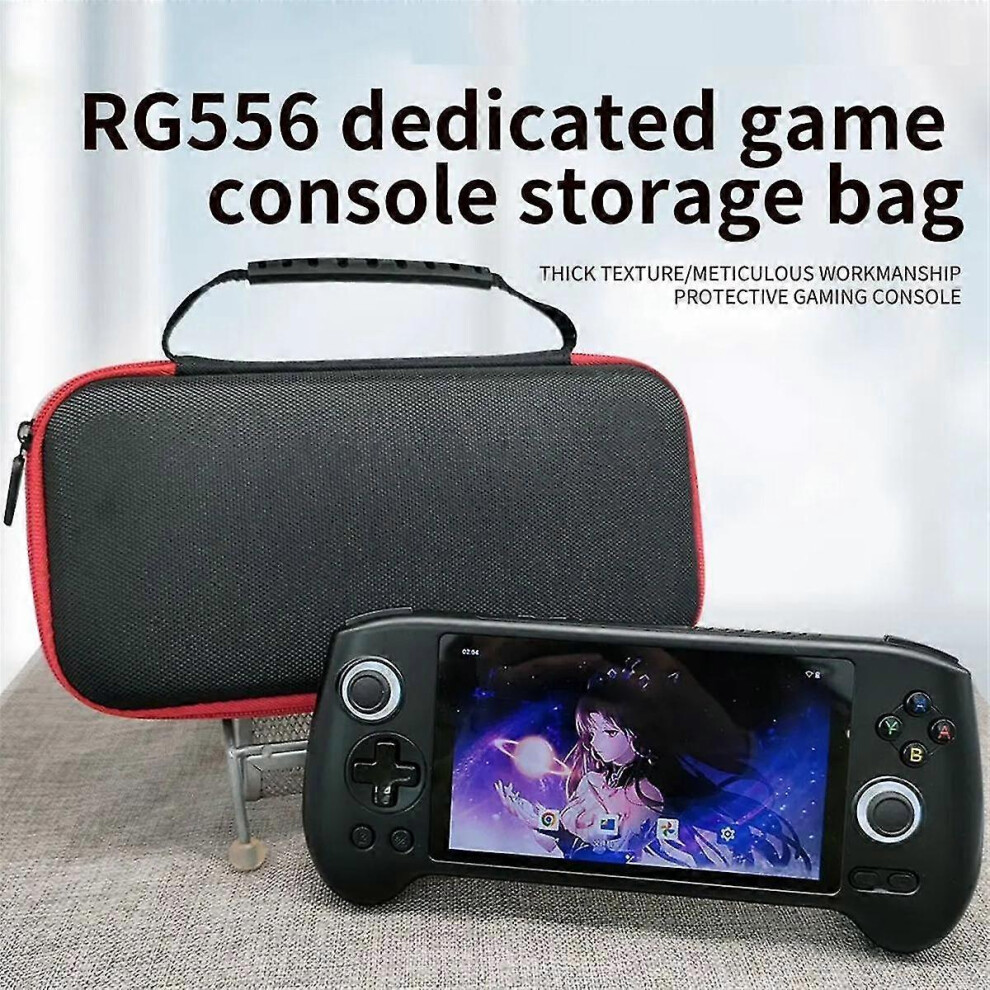 (As show, One size) Game Console Protective Bag Portable Waterproof Protection Case compatible with RG556 Game Console-image-OPC-PHHDC6H-NEW
