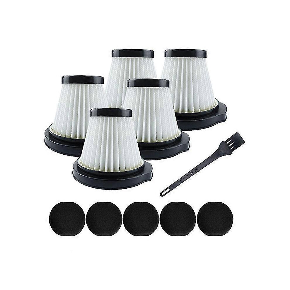 Kikidex (As Show, One Size) Hepa Filter Set Compatible With Deerma Dx115 Dx115s Dx115c Portable Vacuum Cleaner Spare Parts