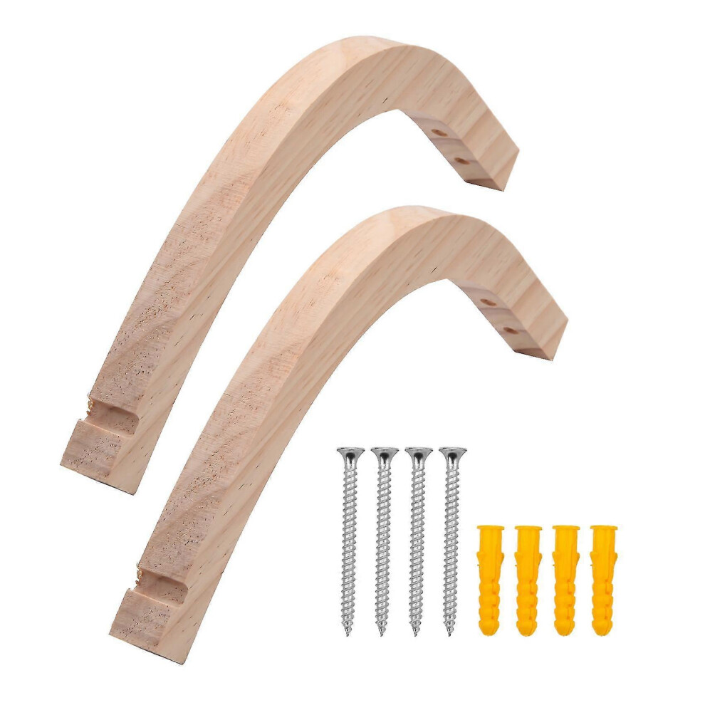 Kikidex (As Show, One Size) Wooden Wall Hooks,Plant Hangers Indoor,Wall Mounted Plant Hooks Compatible With Hanging Plants,Flower Bracket,W