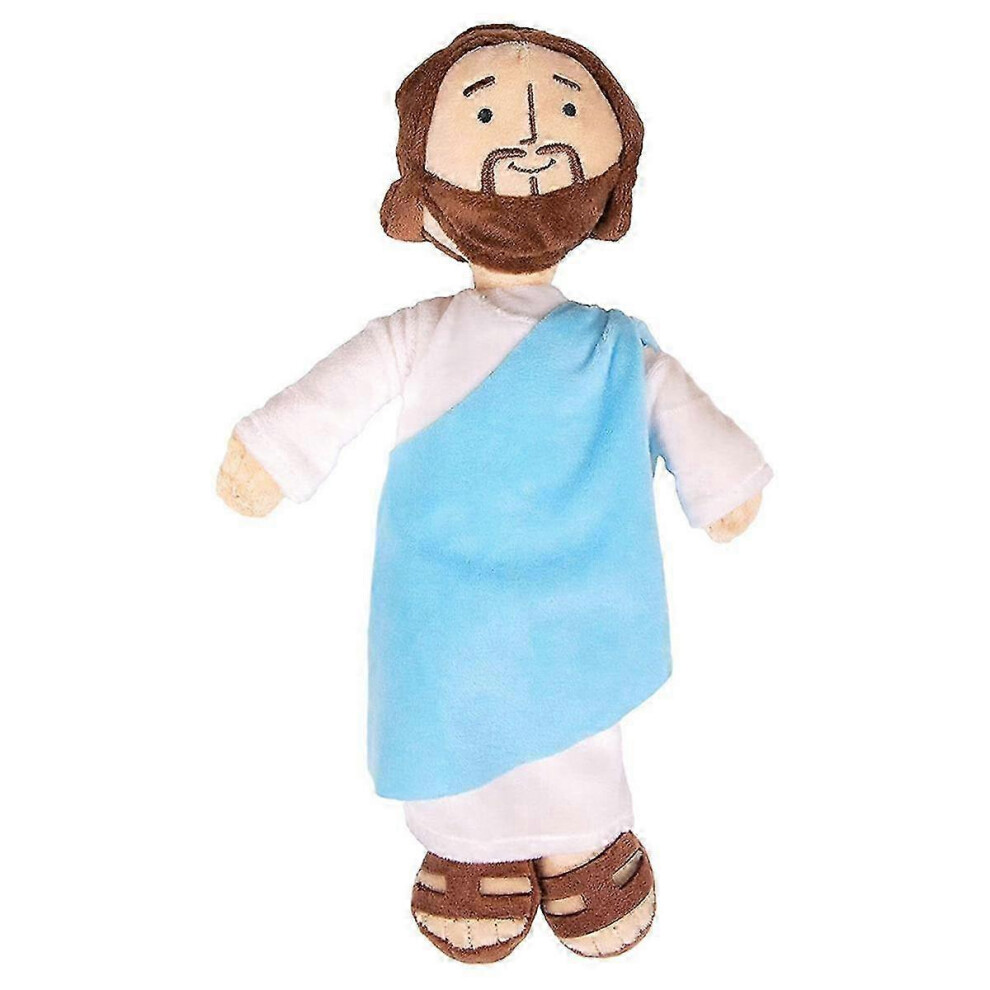 Kikidex (As Show, One Size) My Friend Jesus Plush Smiling Friends Plush Classic Christ Religious Jesus Stuffed Plush Doll Toys With Smile B
