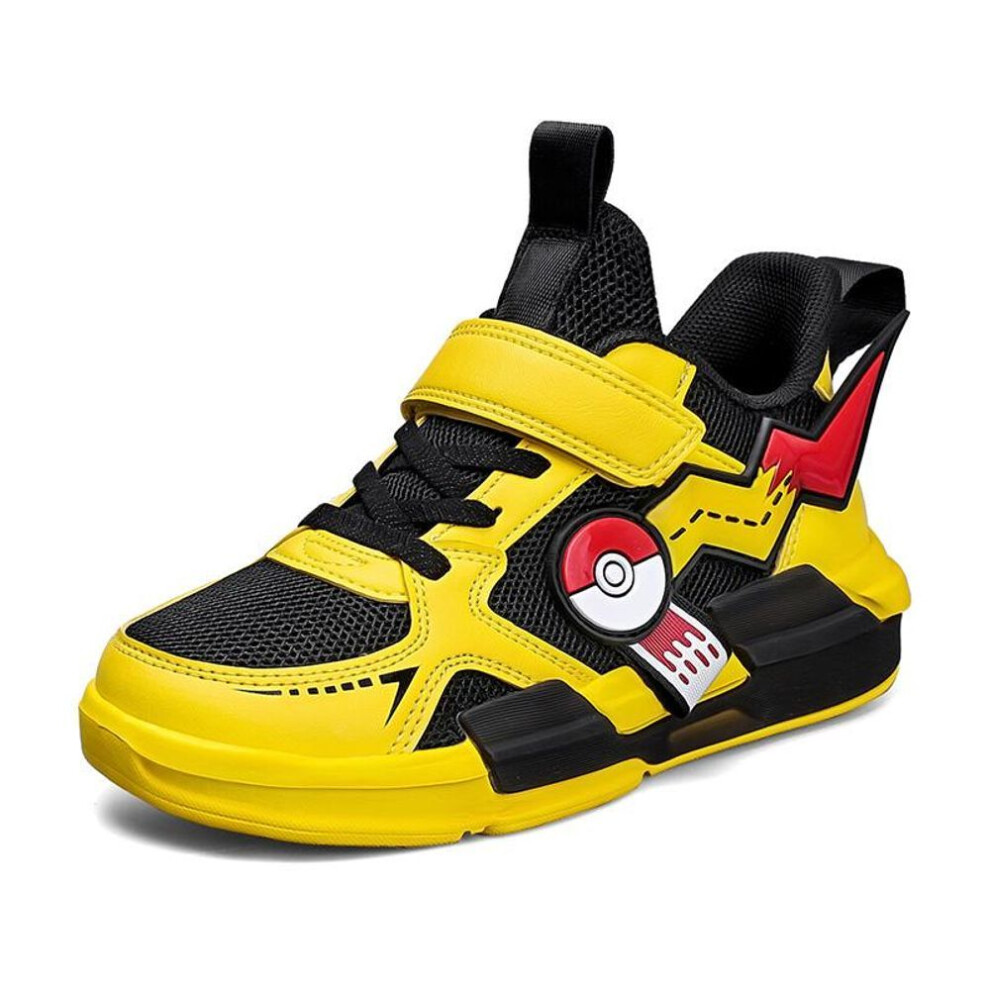 (yellow, 34) Baby Shoes For Boys Girls Breathable Mesh Little Kids Casual Sneakers Non-slip Children Sport Shoes Tenis 28-39