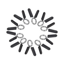 (As show, One size) 10-Pack Barbell Clamps compatible Standard Barbells, Spring Lock Rings compatible Workouts, Strength Training