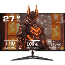 27-Inch Gaming Monitor, 100Hz, FHD (1920x1080P), HDR, 99% sRGB, FreeSync, Built-in Speakers, Anti-Blue Light, VESA Mountable, HDMI 2.0
