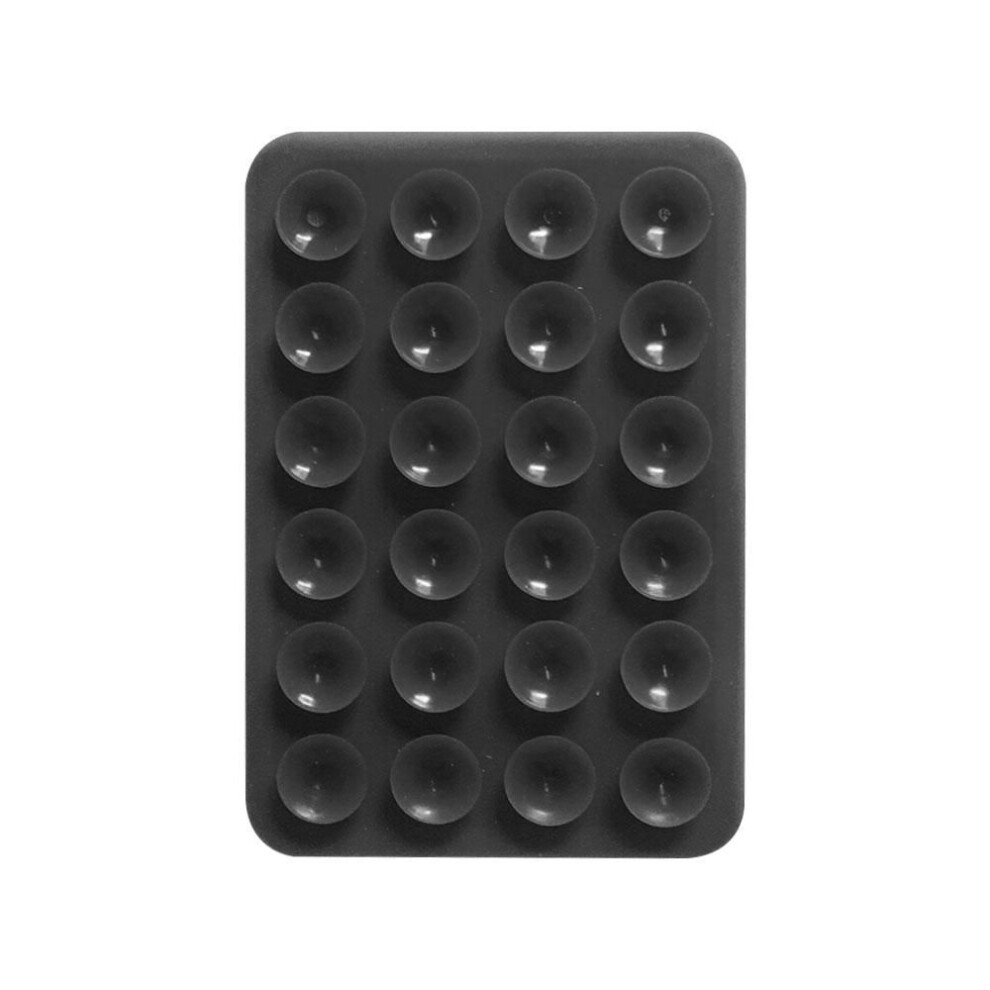 (Black) FONKEN Car Phone Holder Suction Sucker Silicone Cup Mat/Pelekat sotong Motor Holder