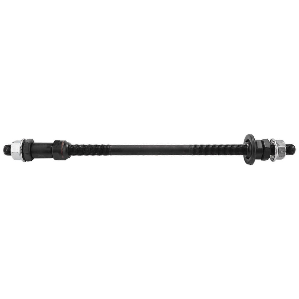 (As Show, One Size) Lengthened 240Mm Mountain Bike Snow Bike Bicycle Rear Axle Refitted Solid Axle Rear Axle Bicycle Ac 4909775932010