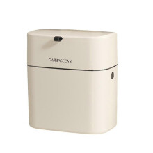 (As show, One size) Compost Bin Kitchen Garbage Can 2.5 Gallon Countertop Indoor Small Hanging Trash Can with Lid Composting Bin White