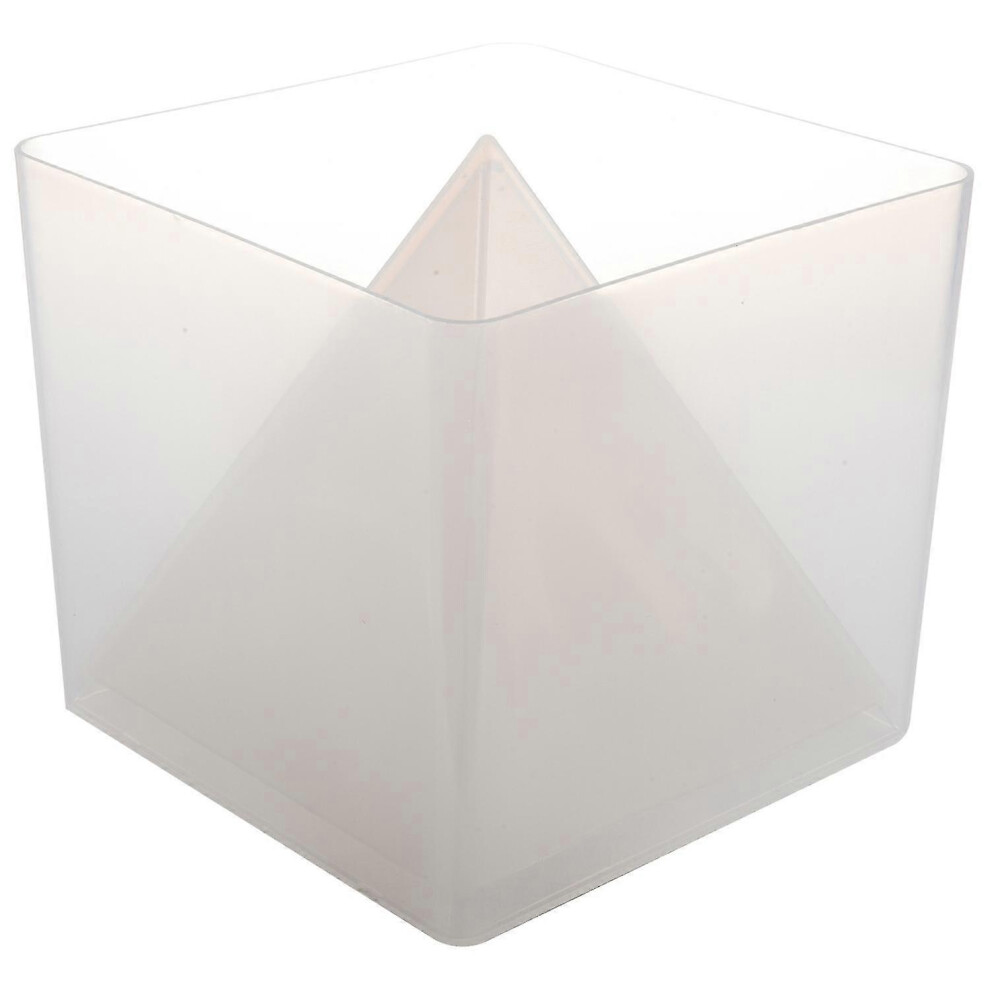 Kikidex (As Show, One Size) Super Pyramid Silicone Mould Resin Craft Jewelry Crystal Mold With Plastic Frame Jewelry Crafts Resin Molds