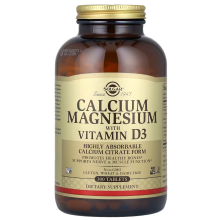 Calcium Magnesium mit Vitamin D3 150 Tabletten Solgar