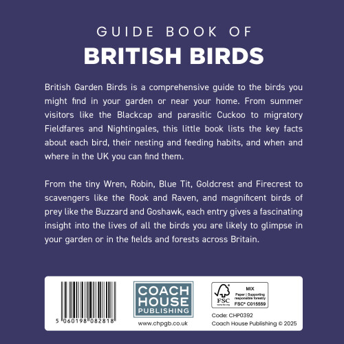 Guide Book to British Birds (150x150 Hardback) 2