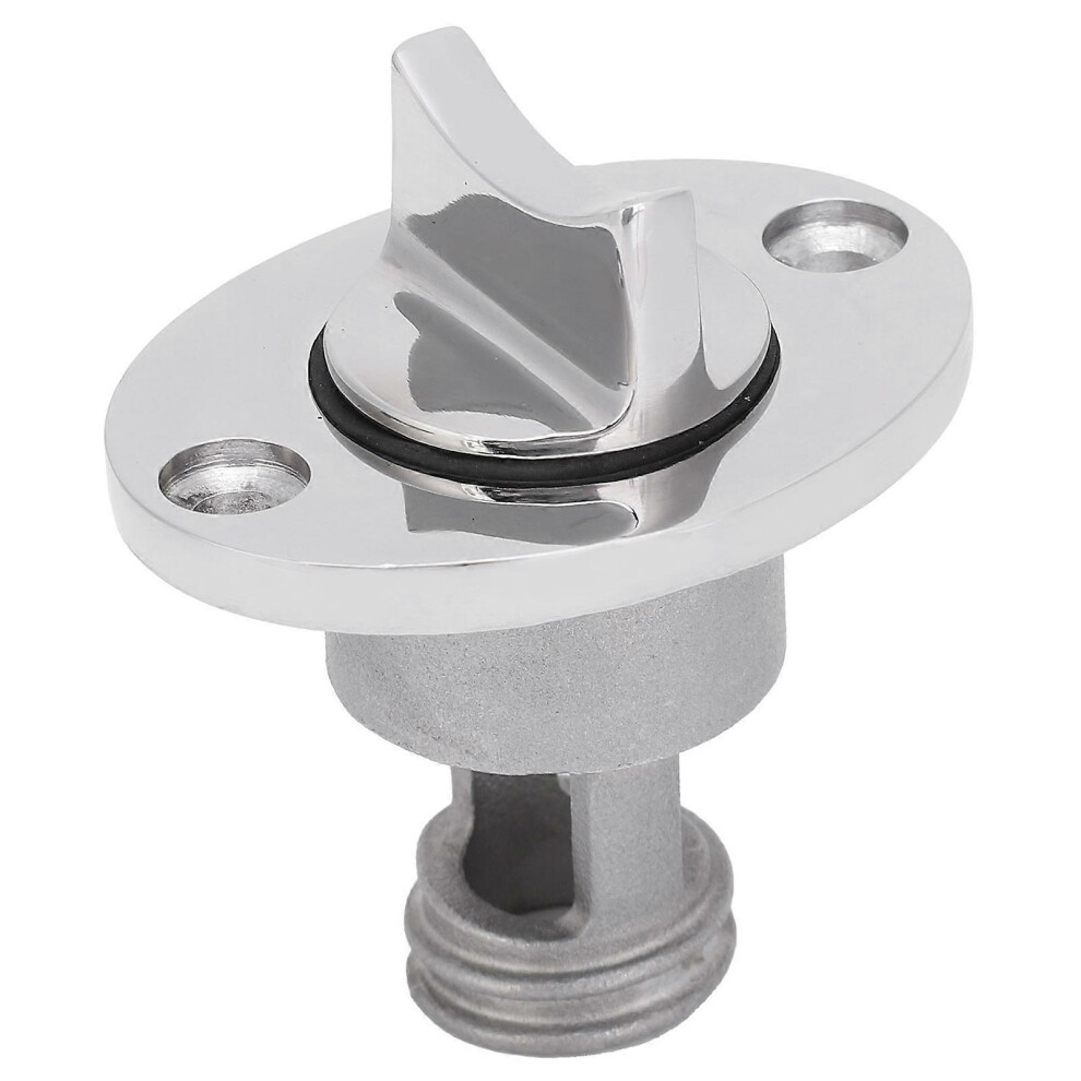 Kikidex (As Show, One Size) Boat Drain Plug Replacement Stainless Steel Marine Yacht Stop Water Bung Water Stopper