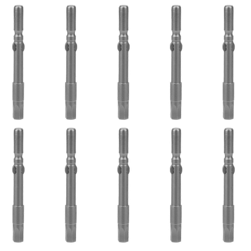 Kikidex (As Show, One Size) 10Pcs Electric Screwdriver Bits Hex Socket Strong Magnetic Hardened Accessories 5Mm