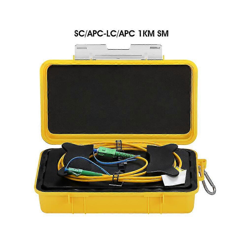 (2000M, One Size) Sc/Apc-Lc/Apc Otdr Dead Zone Eliminator,Fiber Rings ,Fiber Optic Otdr Launch Cable Box 1Km Sm 1310/1550Nm-C15 4909775901504