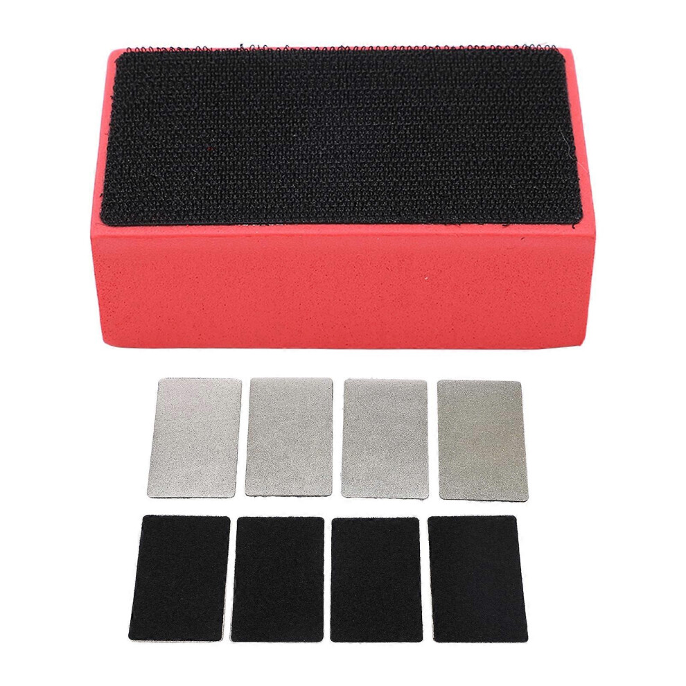 Kikidex (As Show, One Size) Diamond Polishing Pad Soft Resilience Recyclable Weight Sanding Block For Tile Trimming Light