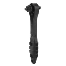 (As show, One size) 2 In-1 Drill Chuck Key Wrench Dual Use Ratchet Spanner 12.7mm 17.5mm compatible with Power Tools