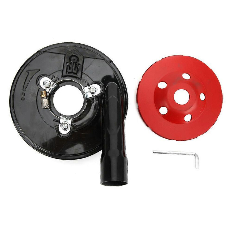 Kikidex (As Show, One Size) 5In Dust Shroud Dust Proof Protective Cover 125Mm Grinding Wheel Angle Grinder Accessories