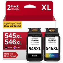 PG-545 CL-546 XL Replacement for Canon 545 546 Ink Cartridges for Canon Ink Cartridges 545 and 546 for Pixma TS3350 TS3300 TS3150 TS3355 TR4500 TS3100