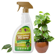 Fungus Defence Plus Spray 1L | Organic Plant Protection | Targets Blackspot, Mildew, Leaf Spot, Blight, Rust | Ideal for Indoor & Outdoor Use | Safe