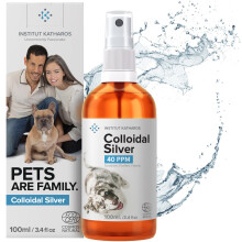 Colloidal Silver Antiseptic Spray All-in-1 Treatment: Dogs & Cats ? Skin Issues Relief (Itchy, Allergy, hotspot, Yeast, Dry) ? 100% Natural Antibiotic