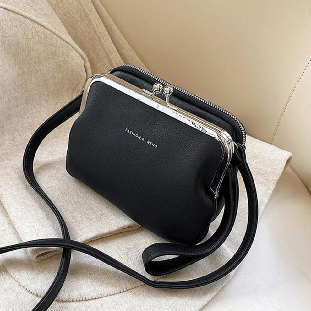 (black, 20cm*6cm*15cm) Yogodlns Women Small Handbag and Purse PU Leather Fashion Shell Crossbdoy Bags Female Daily PU Leather Travel Shoulder Bags