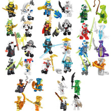 (32PCS Ninjago Fits Lego Set) 104PCS Ninjago CUSTOM Fits Lego MiniFigures Children's Blocks Set