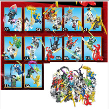 (24PCS Ninjago Fits Lego Set - B) 104PCS Ninjago CUSTOM Fits Lego MiniFigures Children's Blocks Set