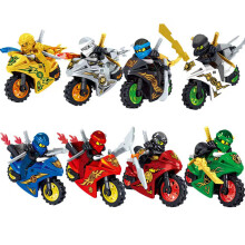 (8PCS Ninjago Fits Lego Set - A) 104PCS Ninjago CUSTOM Fits Lego MiniFigures Children's Blocks Set