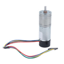 (As show, One size) 25GA DC Geared Motor Zinc Alloy Sturdy Durable Dustproof Stable Speed Reduction Gear Motor compatible with DIY Engine Robot Model12RPM