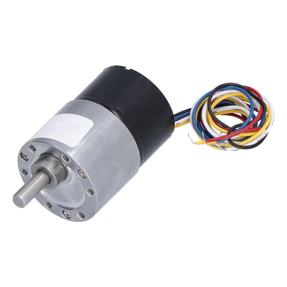 (As Show, One Size) Jgb373525 Dc 24V Motor High Torsion Speed Reduction Low Noise Reversible Brushless Geared Motor600rpm 4909775923513