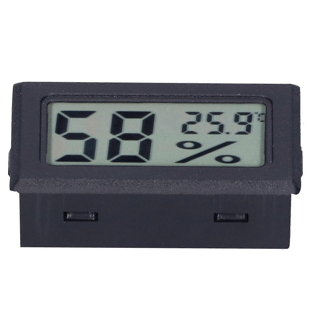 Kikidex (As Show, One Size) Digital Display Temperature Meter Abs Environment Indoor Thermometer Compatible With Smart Home Fy11001black